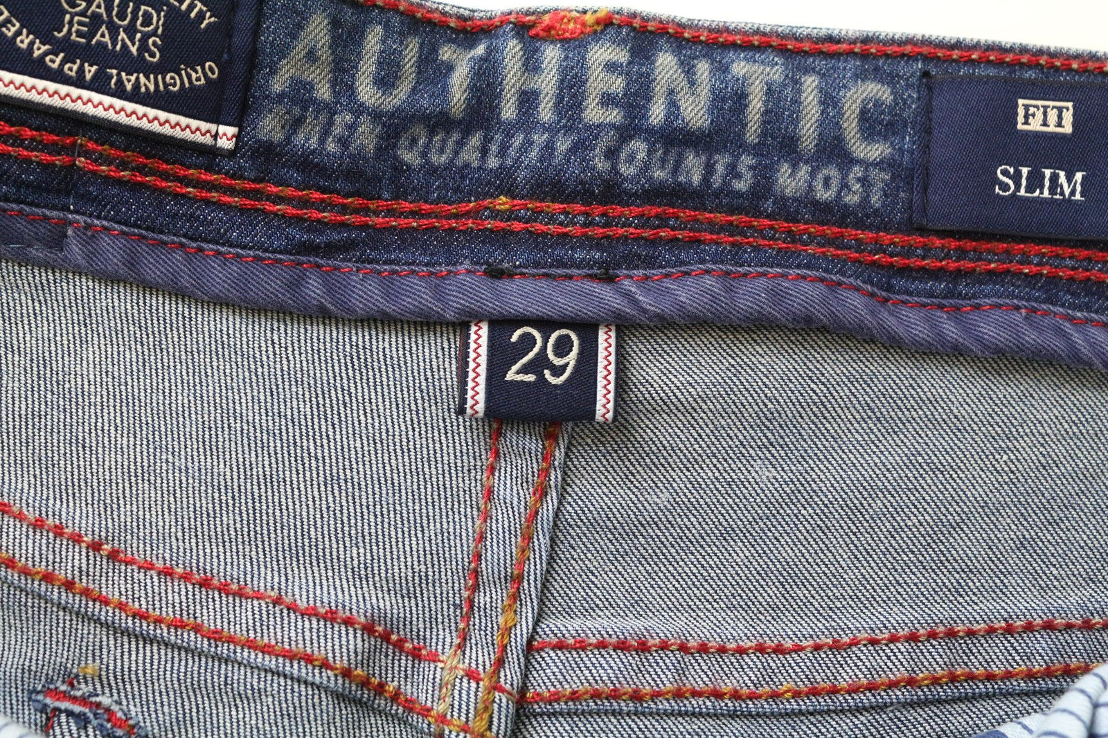 GAUDI JEANS Martin Men's Slim Washed Jeans W29 Stretch Cotton 5-Pocket Style