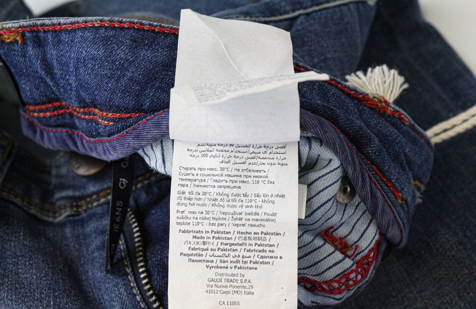 GAUDI JEANS Martin Men's Slim Washed Jeans W29 Stretch Cotton 5-Pocket Style