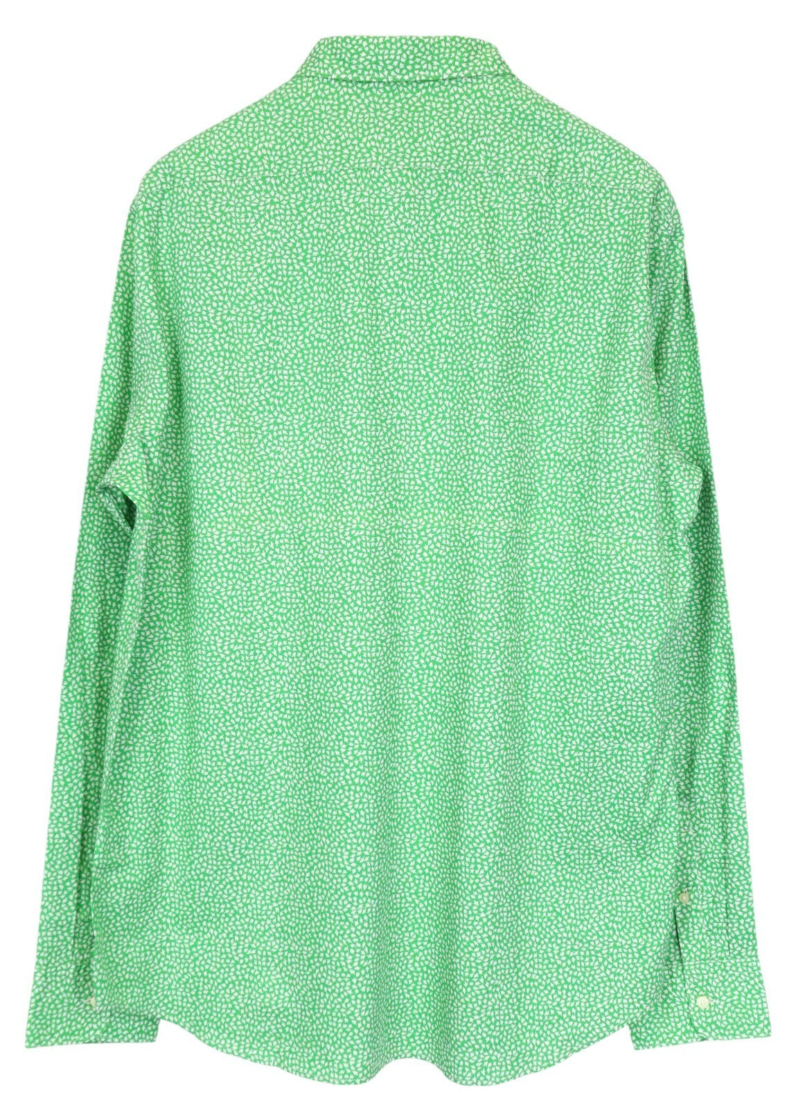 REPLAY vyriški 2XL dydžio žali raštuoti medvilniniai ilgomis rankovėmis marškinėliai su ilgomis rankovėmis