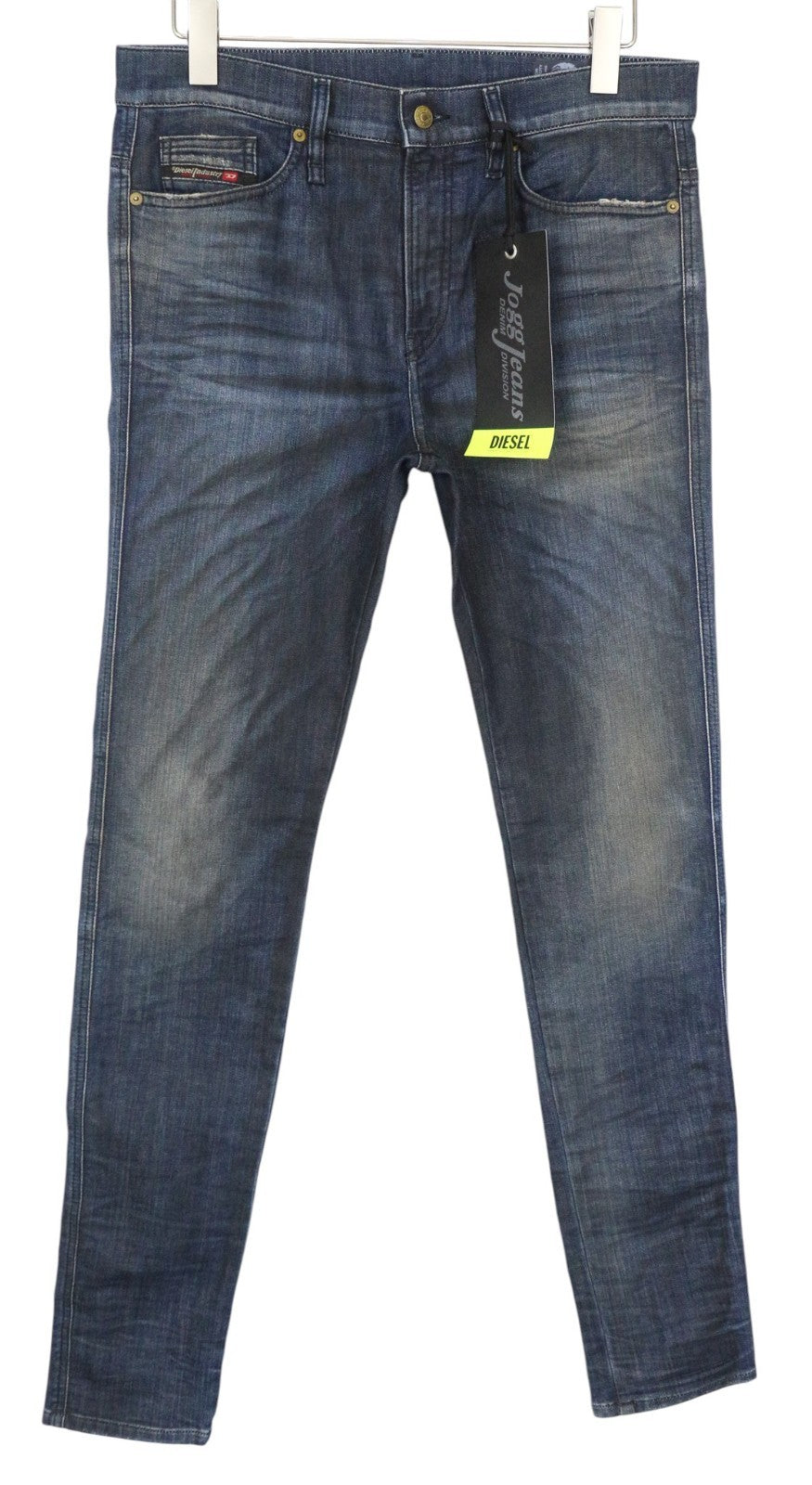 DIESEL D-Reeft-T 0870Y vyriški W32 mėlyni sportiniai marškinėliai su plonu medvilniniu audiniu 