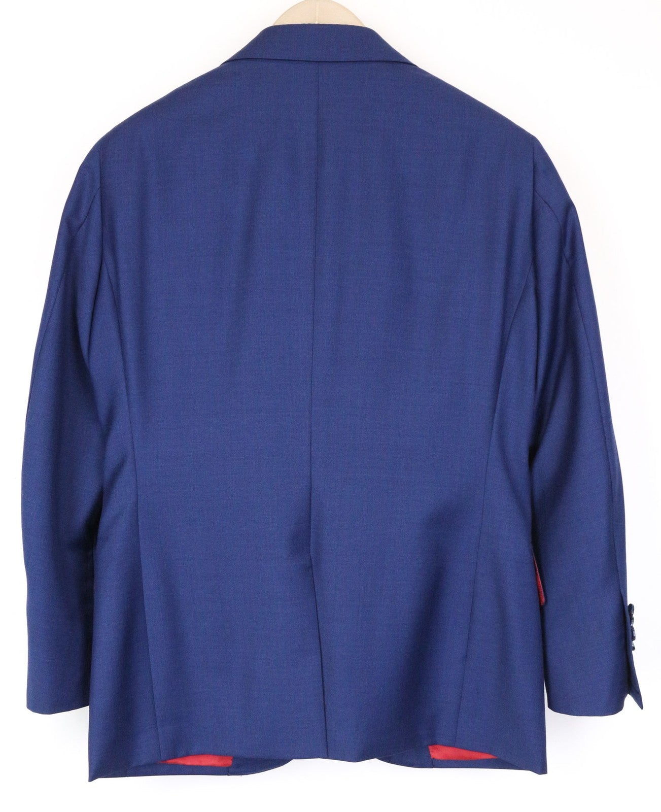 „SUITSUPPLY La Spalla“ vyriškas mėlynas vilnonis vieneilis švarkas, UK36S, oficialus 