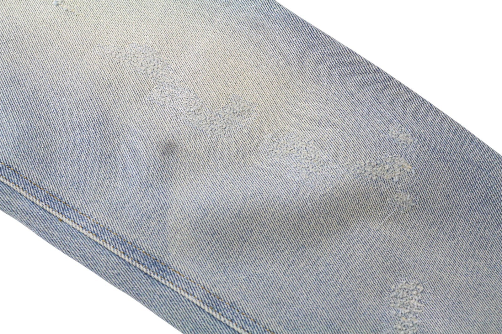 DIESEL D-Eetar 081AK Men's W28/L32 Blue Stained Tapered Cotton Stretch