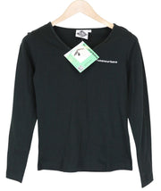 TUCANO URBANO T-TU moteriški XS dydžio juodi ilgomis rankovėmis medvilniniai marškinėliai 