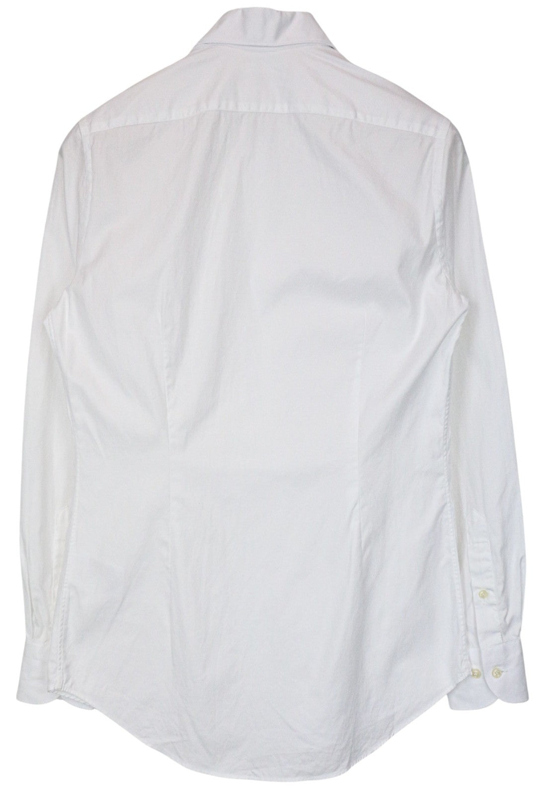 SUITSUPPLY vyriški formalūs marškinėliai 37/14.5 ypač ploni balti medvilniniai marškinėliai su iškirpte 