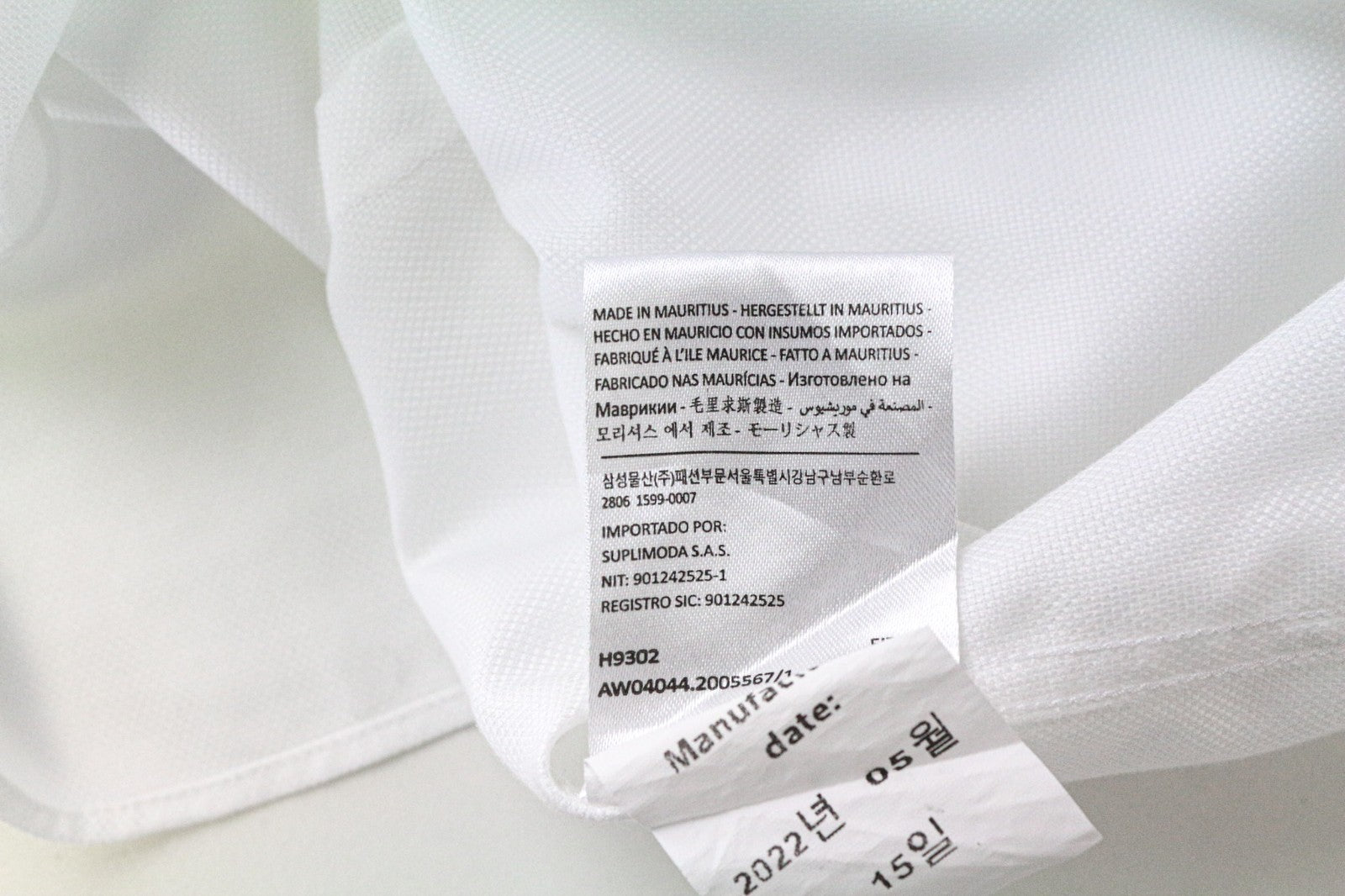 SUITSUPPLY Traveller Men's Formal Shirt 38/15 Slim White Cotton Long Sleeve