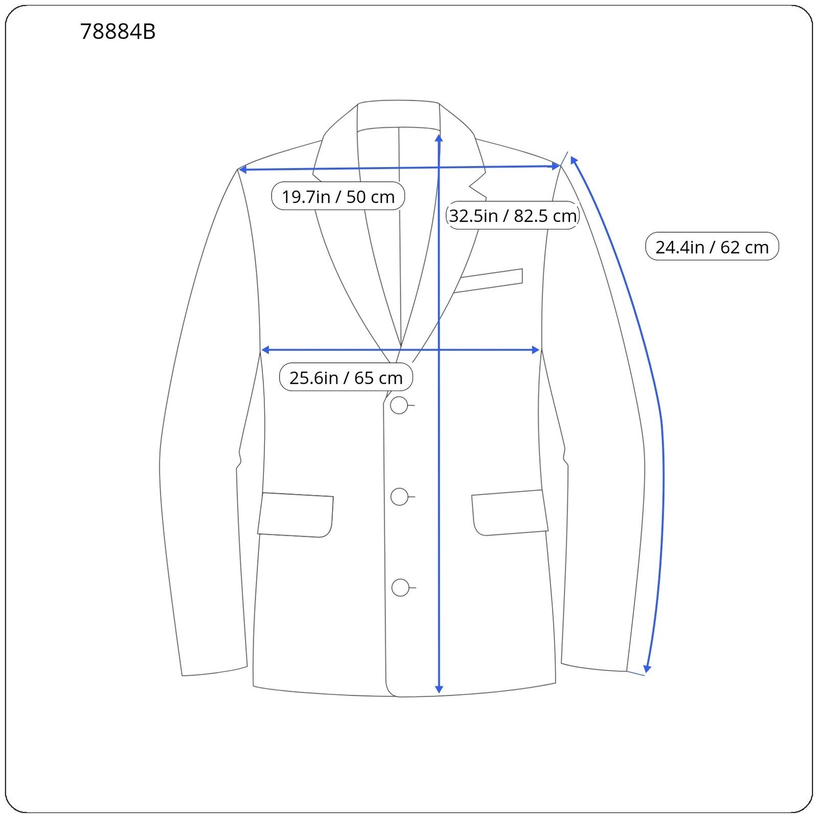 SUITSUPPLY La Spalla Men's Suit UK56S 2Pc Navy Blue Wool Classic Formal