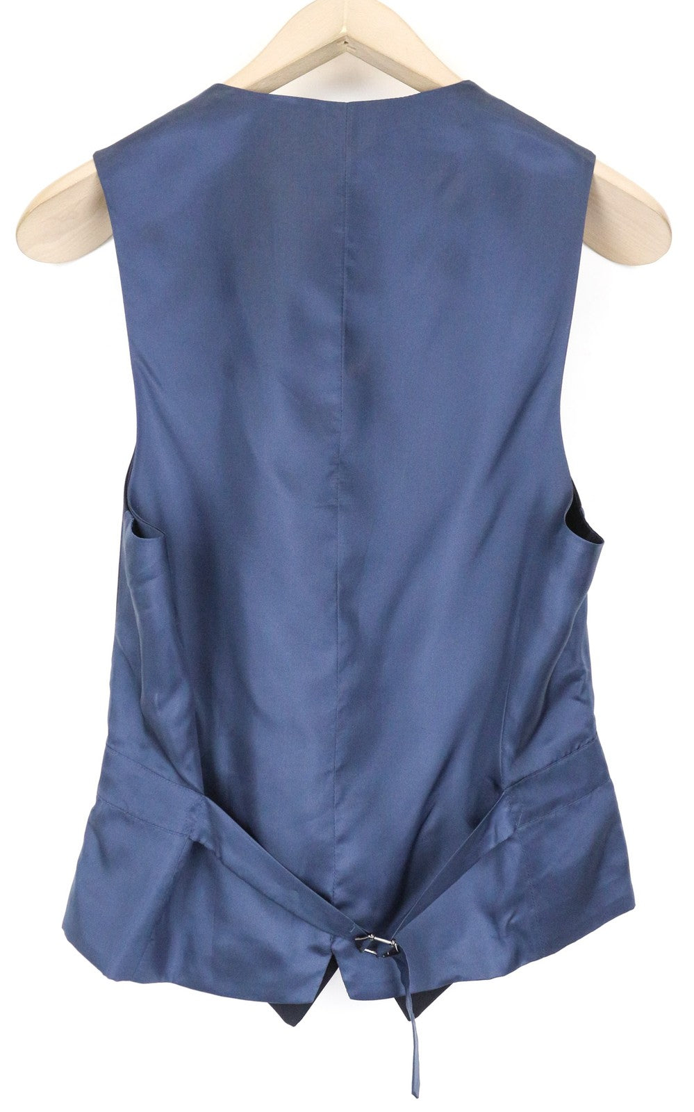 SUITSUPPLY Ferrara vyriška liemenė UK32R vilnonė tamsiai mėlyna oficiali liemenė su pamušalu 