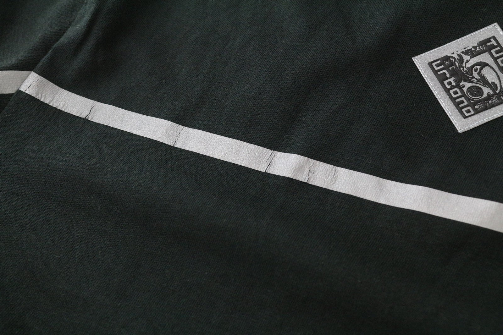 TUCANO URBANO T-TU moteriški marškinėliai su V formos iškirpte, juodi, medvilniniai, ilgomis rankovėmis, laisvalaikio stiliaus. 