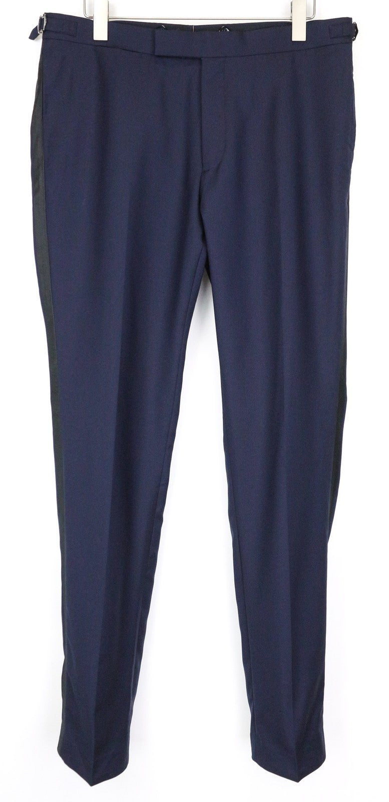 SUITSUPPLY Brescia Tux vyriškos kelnės, UK38L, tamsiai mėlynos, su pamušalu, klasikinės kelnės 