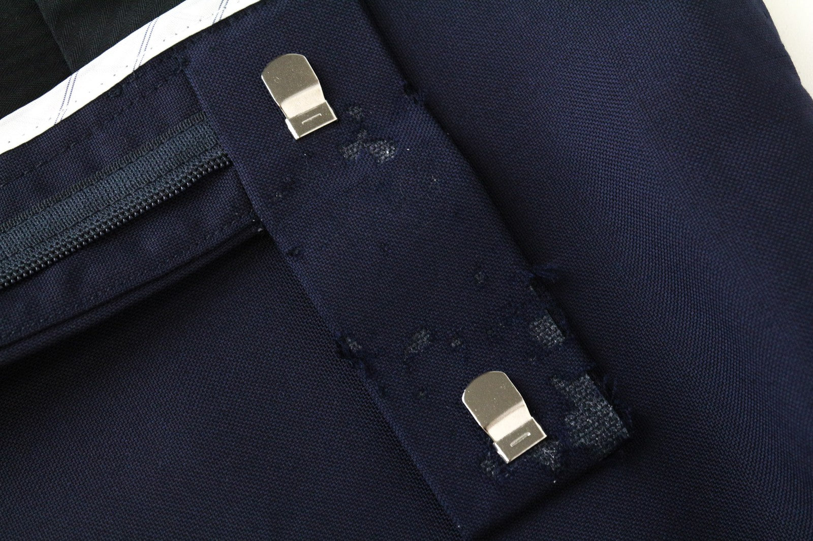 SUITSUPPLY Brescia Tux vyriškos kelnės, UK38L, tamsiai mėlynos, su pamušalu, klasikinės kelnės 