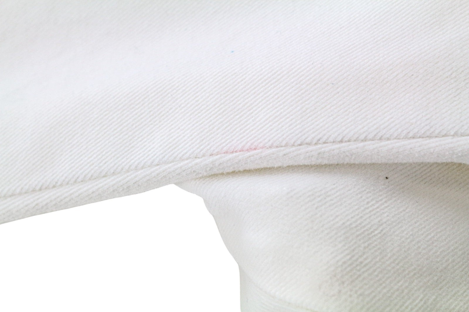 SUITSUPPLY Braddon vyriškos kelnės, UK42R, balkšvos, tamprios medvilnės kelnės su atlenkiamu apvadu 