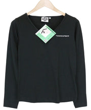 TUCANO URBANO T-TU moteriški marškinėliai ilgomis rankovėmis, XS dydžio, juodi, su medvilniniu logotipu, laisvalaikio stiliaus. 