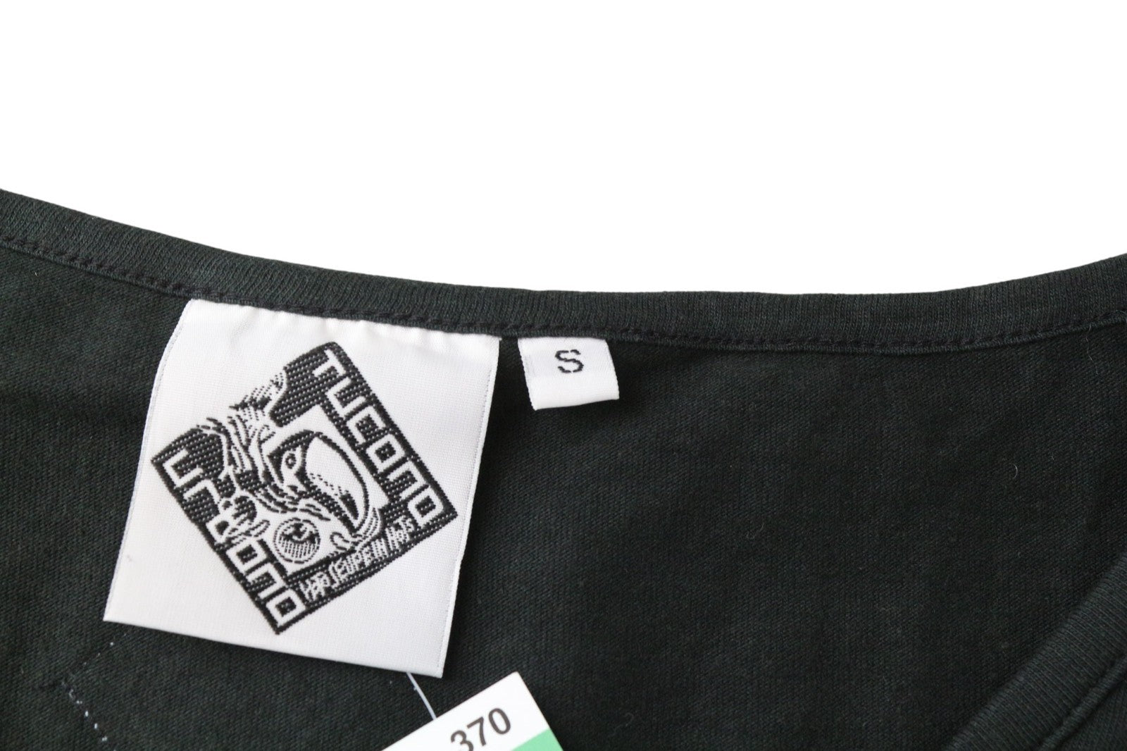 TUCANO URBANO T-TU moteriški marškinėliai ilgomis rankovėmis, juodi, medvilniniai, su logotipu. 