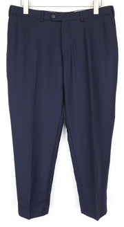 SUITSUPPLY Brescia vyriškos kelnės, UK36S, tamsiai mėlynos, vilnonės, klostytos, elegantiško kirpimo. 