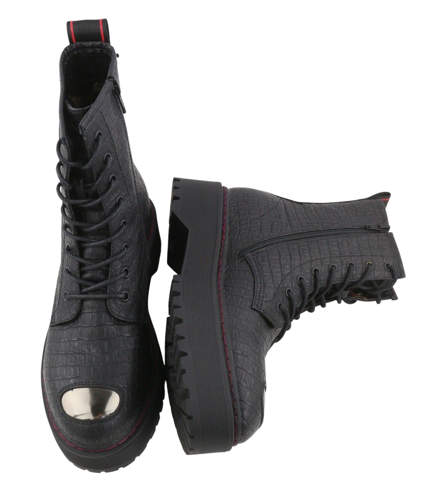 REPLAY moteriški aulinukai, juodi, 40 dydžio, „Ortholite“ stiliaus, krokodilo rašto, platforminis padas, palaidinė su kulkšnimis. 