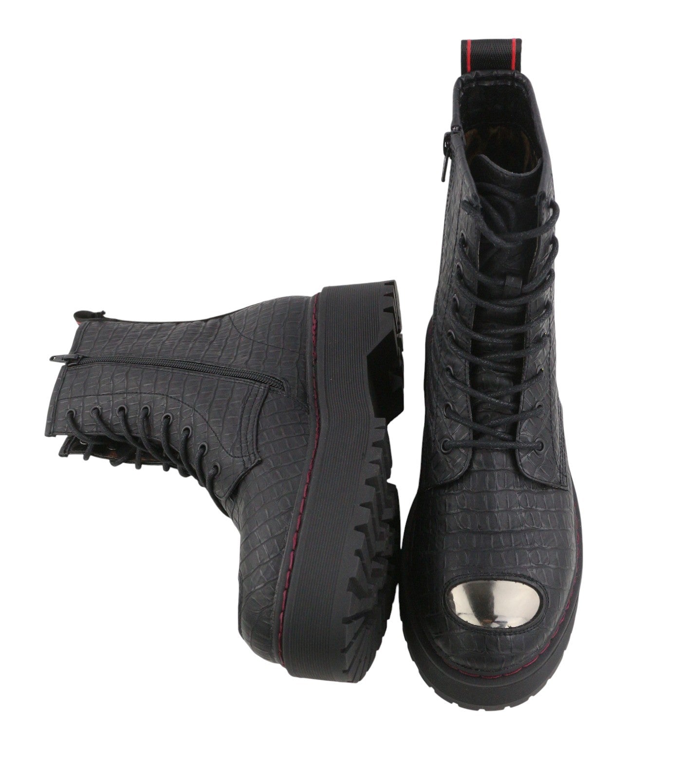 REPLAY moteriški aulinukai, juodi, 40 dydžio, „Ortholite“ stiliaus, krokodilo rašto, platforminis padas, palaidinė su kulkšnimis. 