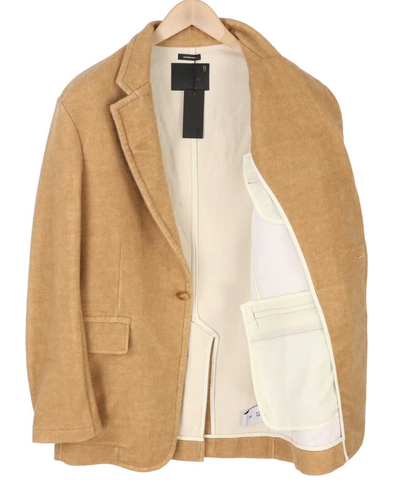 R13 Ragged moteriškas švarkas S dydžio, kuprinės spalvos, vienaeilis, be pamušalo. RRP1295 