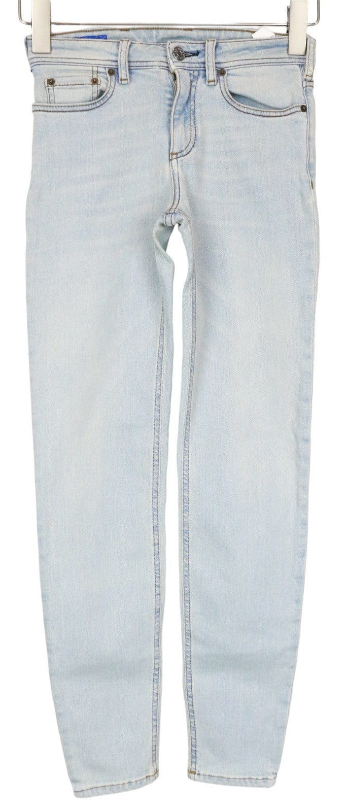 ACNE STUDIOS Climb LT Women's Jeans W24/L32 Skinny Blue Cotton Stretch Faded