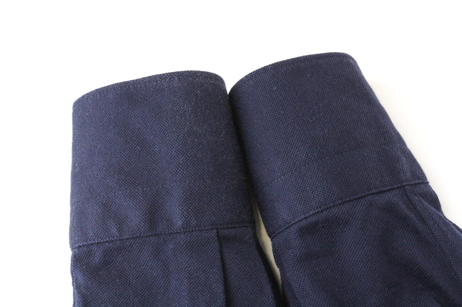 SUITSUPPLY vyriški polo marškinėliai 35/36 tamsiai mėlynos medvilnės itin plono stiliaus 