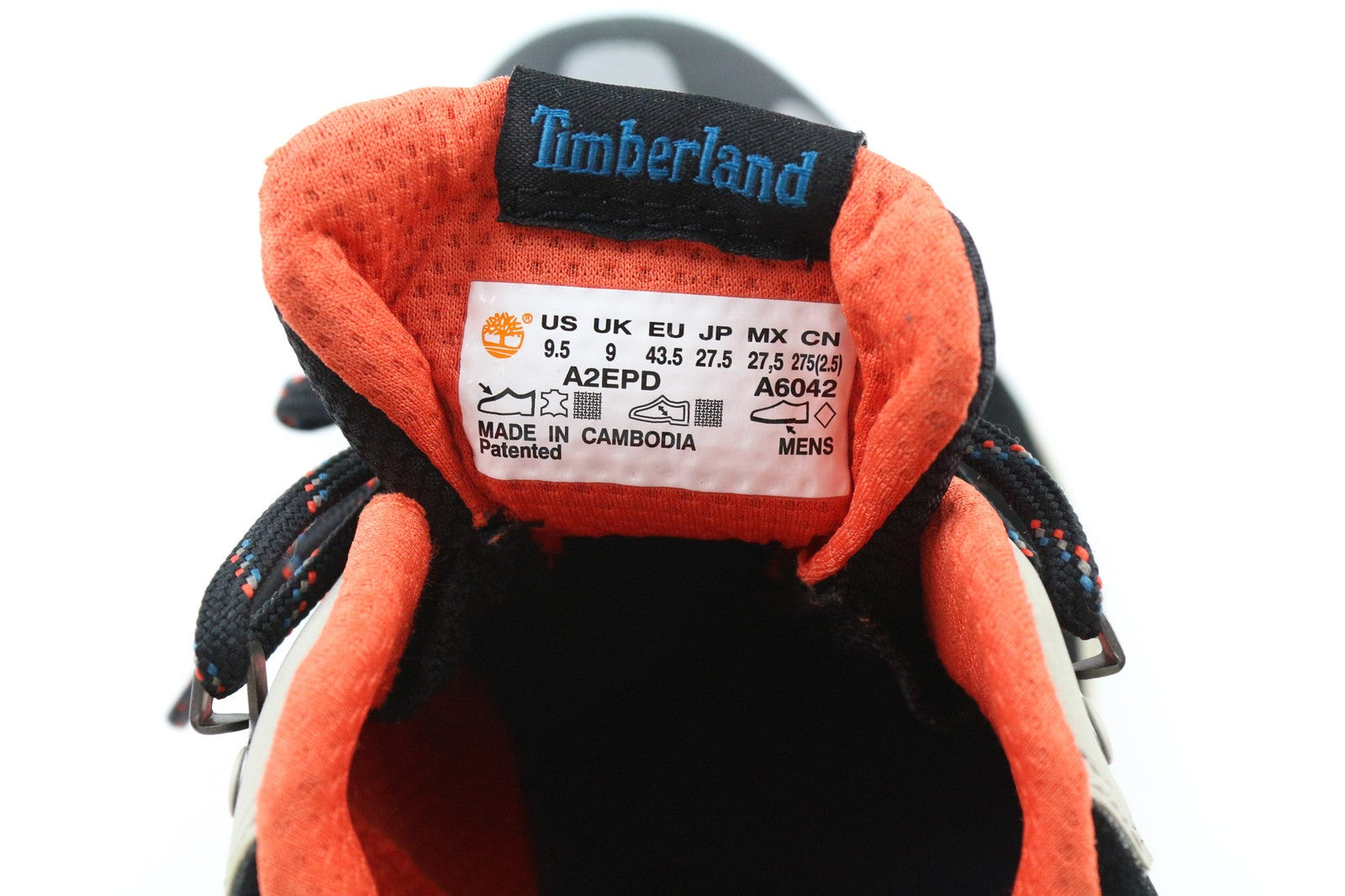 TIMBERLAND A2EPD vyriški sportbačiai UK9 Ortholite Comfort su raišteliais, žema pado forma