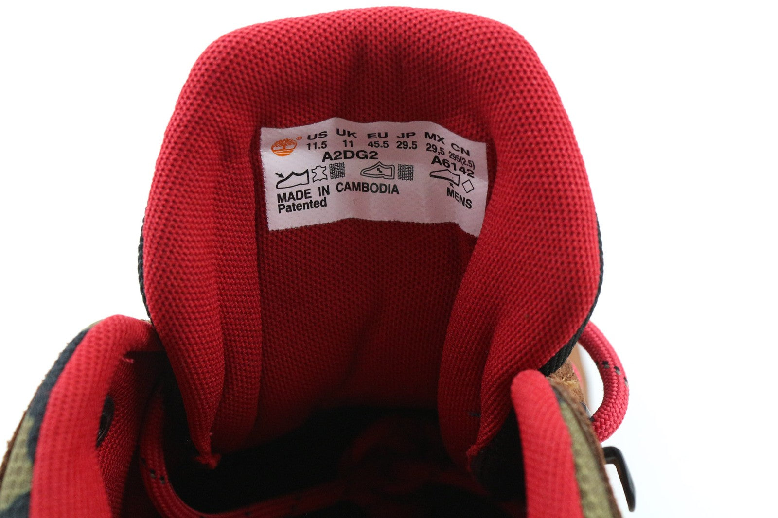 TIMBERLAND A2DG2 vyriški žygio batai UK11 Defender odinis su tvirtu padu 