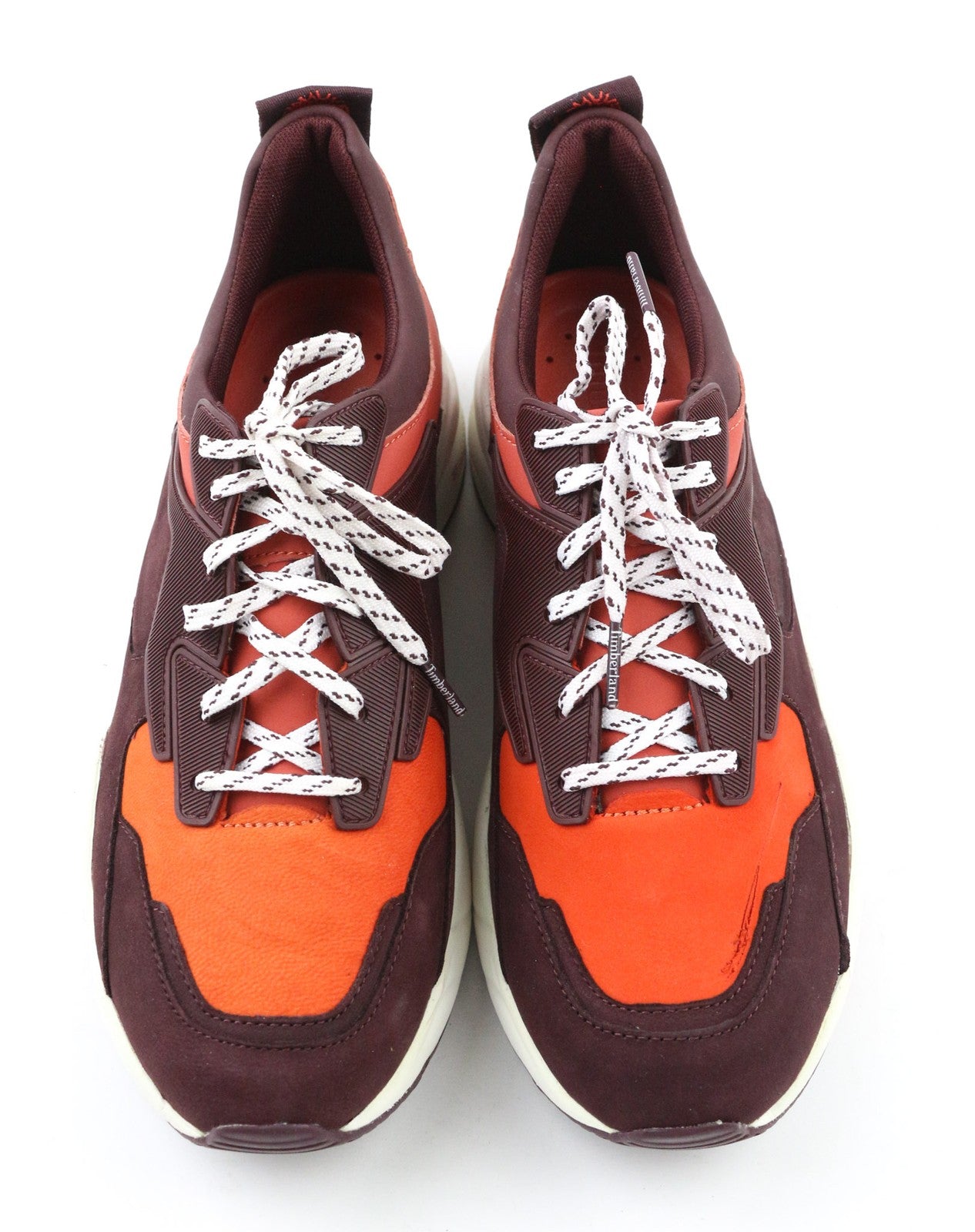 TIMBERLAND A249K moteriški sportbačiai, UK4.5, bordo spalvos, odiniai, žemapadžiai su raišteliais. 