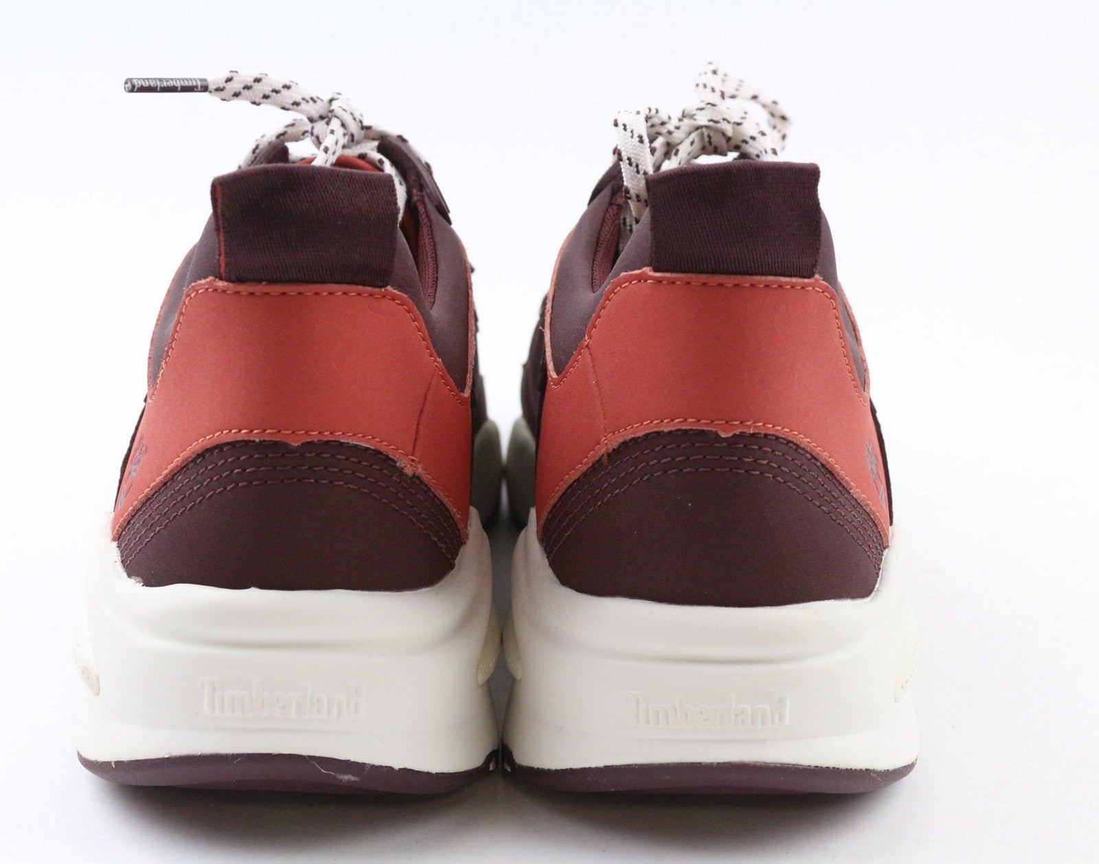 TIMBERLAND A249K moteriški sportbačiai, UK4.5, bordo spalvos, odiniai, žemapadžiai su raišteliais. 