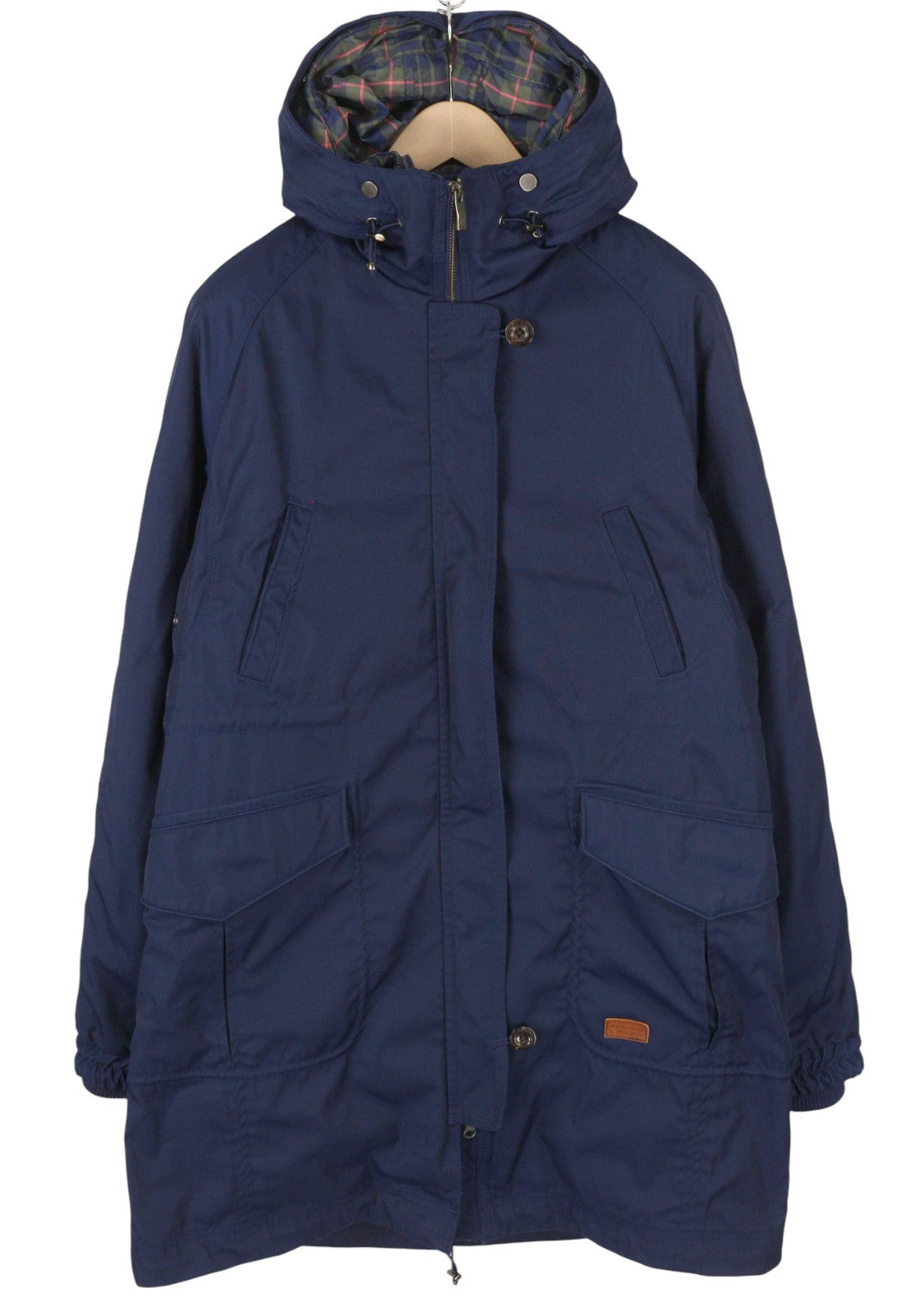 PEAK PERFORMANCE Bea Parka moteriška striukė, mėlyna, su paminkštintu gobtuvu, užtrauktuku ir XL dydžio, 2in1 