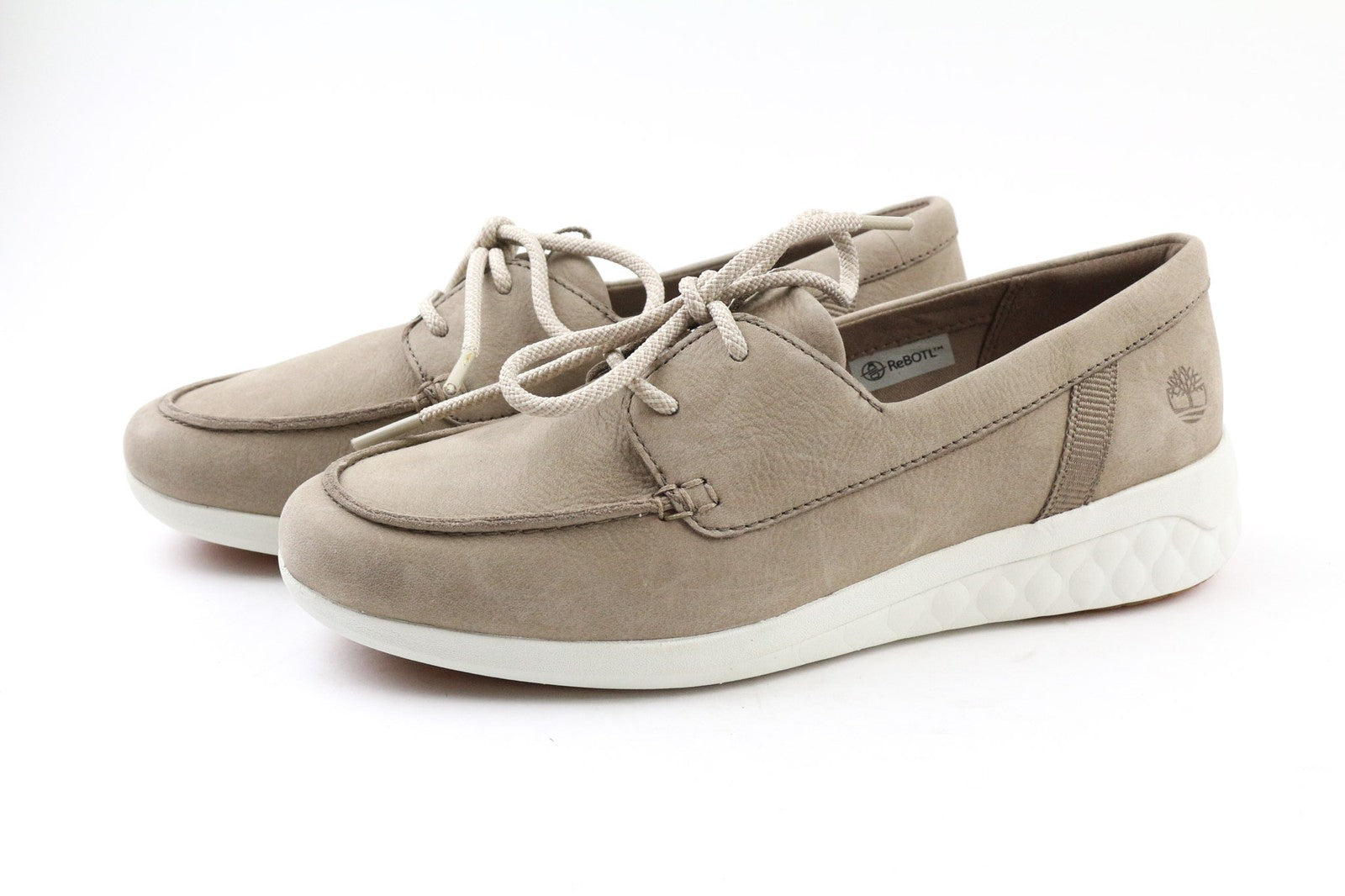 TIMBERLAND A2G71 moteriški užsegami batai, UK4.5, „GreenStride“ odos, migdolų spalvos 