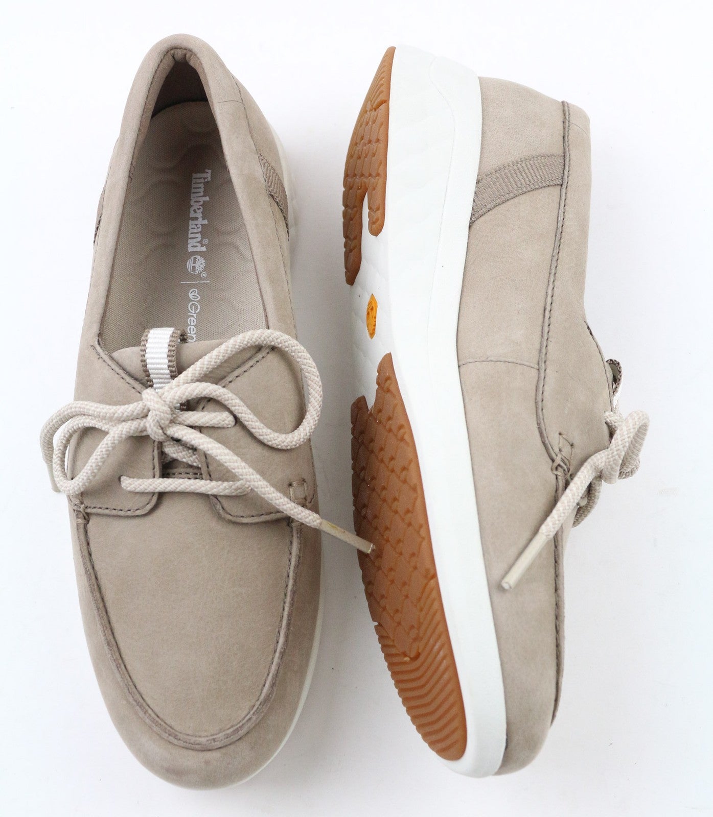 TIMBERLAND A2G71 moteriški užsegami batai, UK4.5, „GreenStride“ odos, migdolų spalvos 