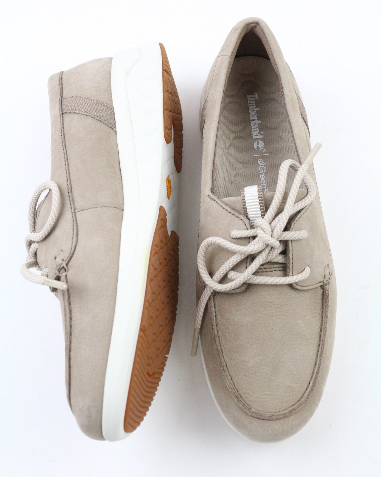 TIMBERLAND A2G71 moteriški užsegami batai, UK4.5, „GreenStride“ odos, migdolų spalvos 