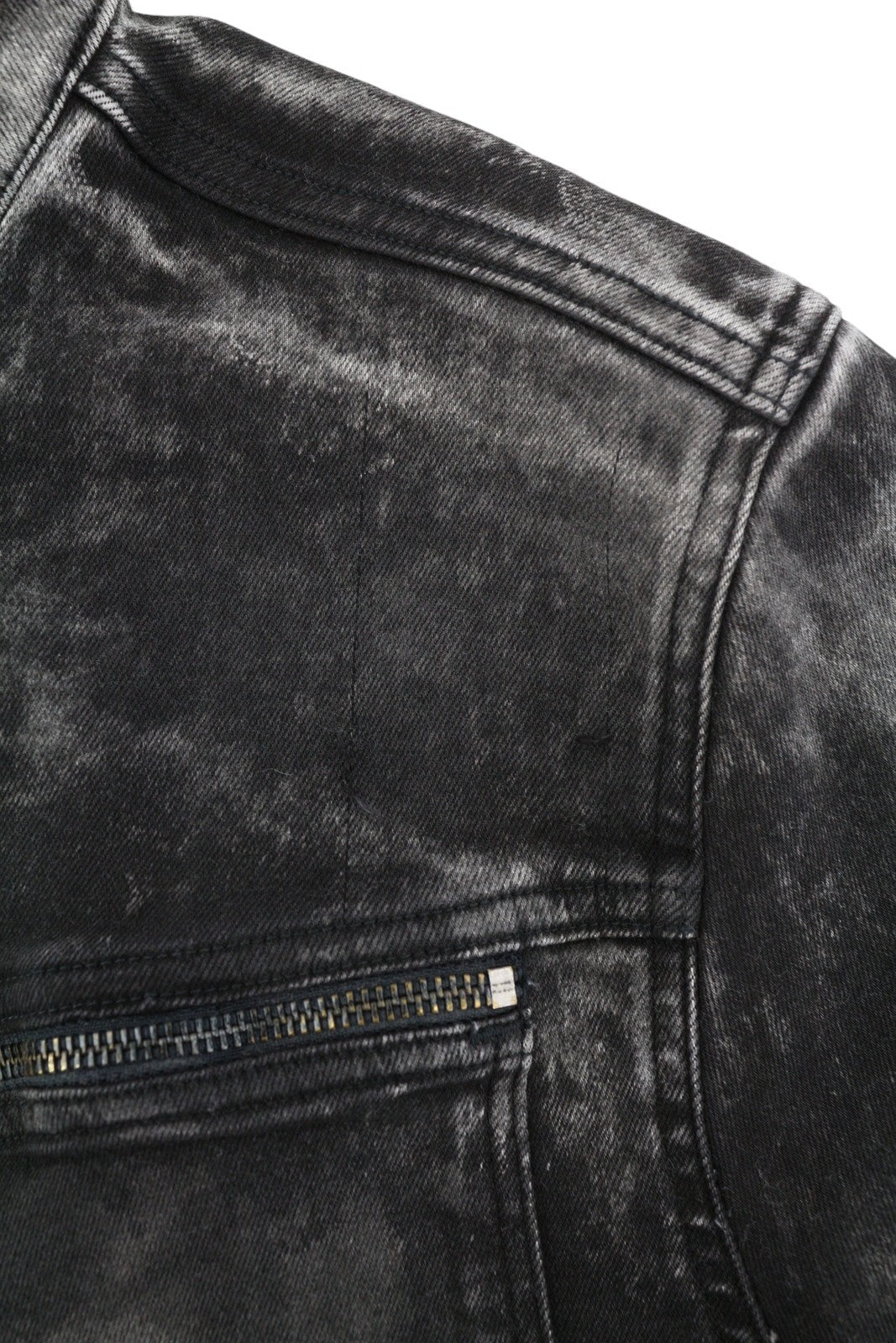 G-STAR Arc Zip Deconstructed 3D Slim vyriška striukė, XL dydžio, juoda, su išblukusiu užtrauktuku, lengva 