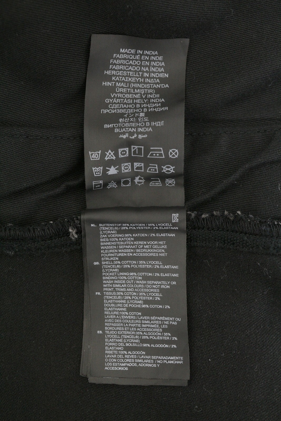 G-STAR Arc Zip Deconstructed 3D Slim vyriška striukė, XL dydžio, juoda, su išblukusiu užtrauktuku, lengva 