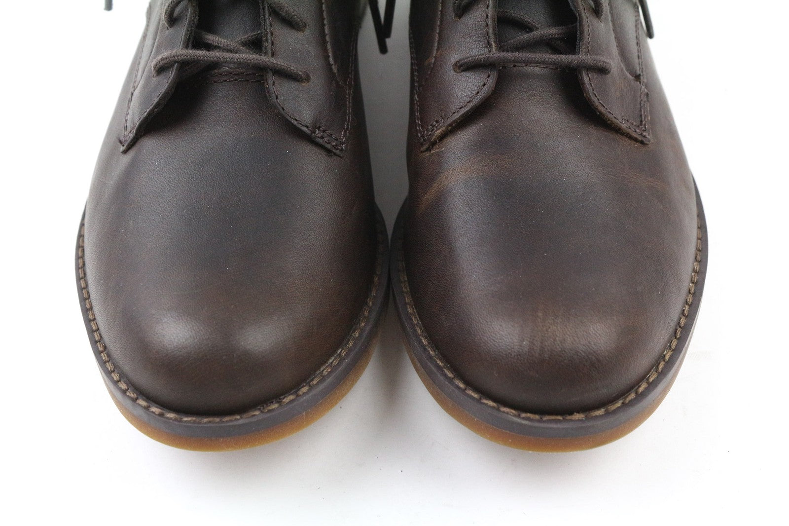 TIMBERLAND A23FH moteriški aulinukai, rudi, odiniai, suvarstomi, laisvalaikio stiliaus, su kulkšnimis. 