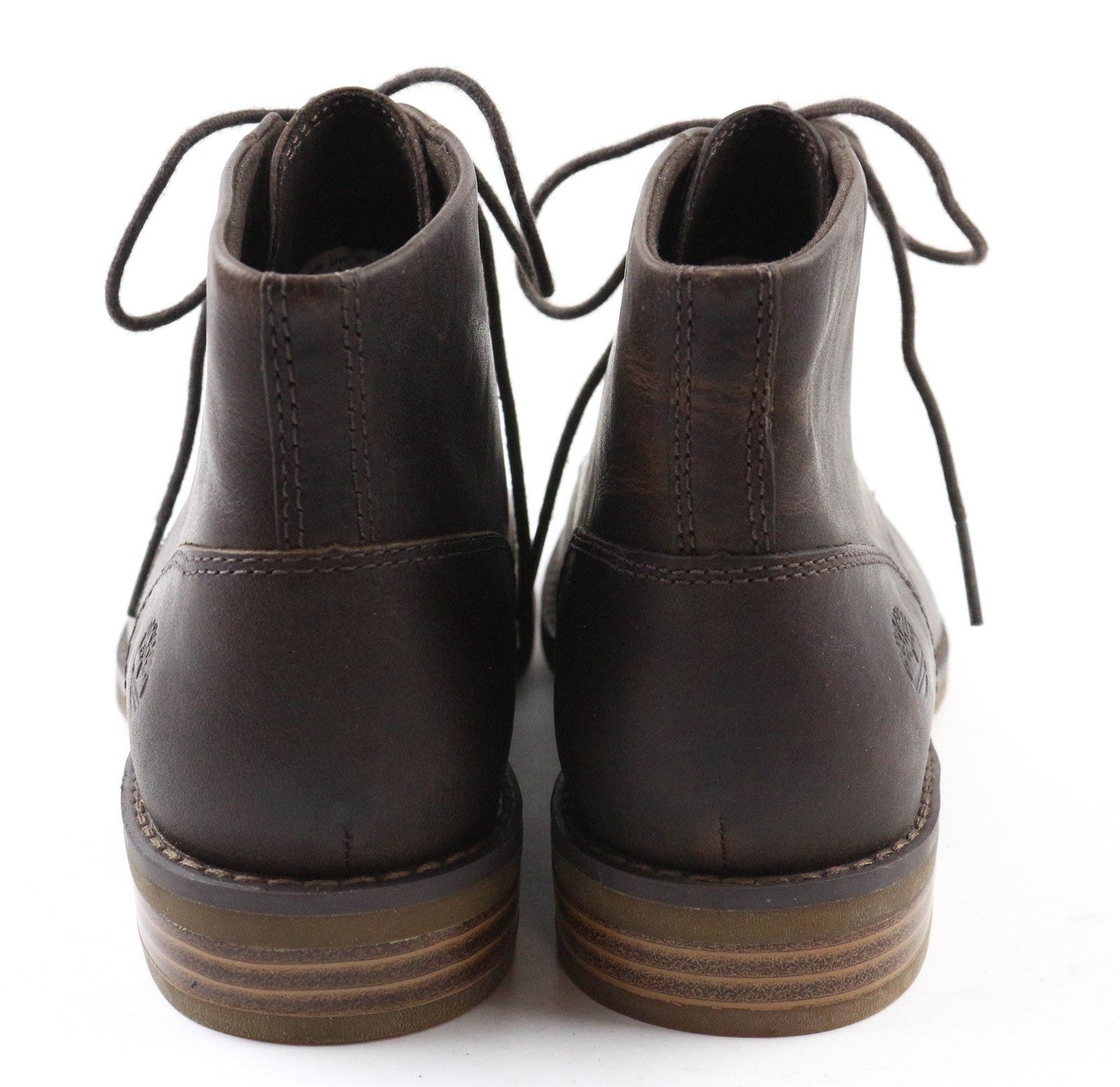 TIMBERLAND A23FH moteriški aulinukai, rudi, odiniai, suvarstomi, laisvalaikio stiliaus, su kulkšnimis. 