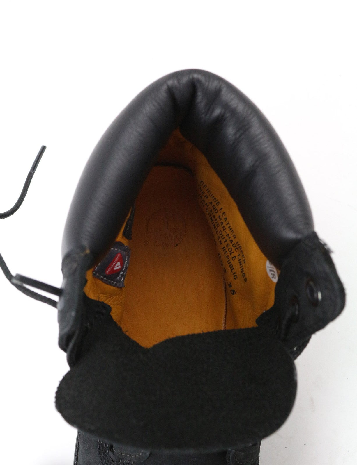 TIMBERLAND 8658R moteriški batai ~UK6 juodos odos logotipas Primaloft 400g 