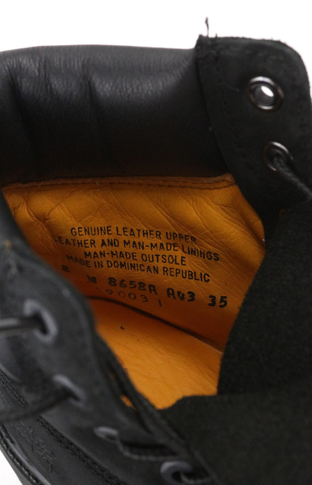 TIMBERLAND 8658R moteriški batai ~UK6 juodos odos logotipas Primaloft 400g 