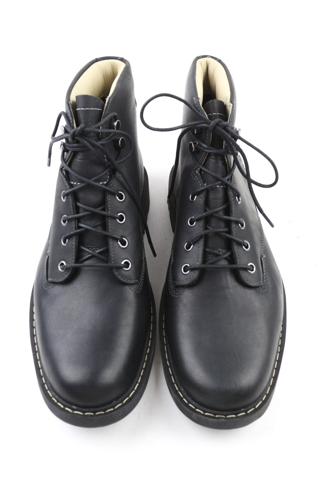 TIMBERLAND A2FHE vyriški batai, juodos odos, vandeniui atsparūs, suvarstomi. 