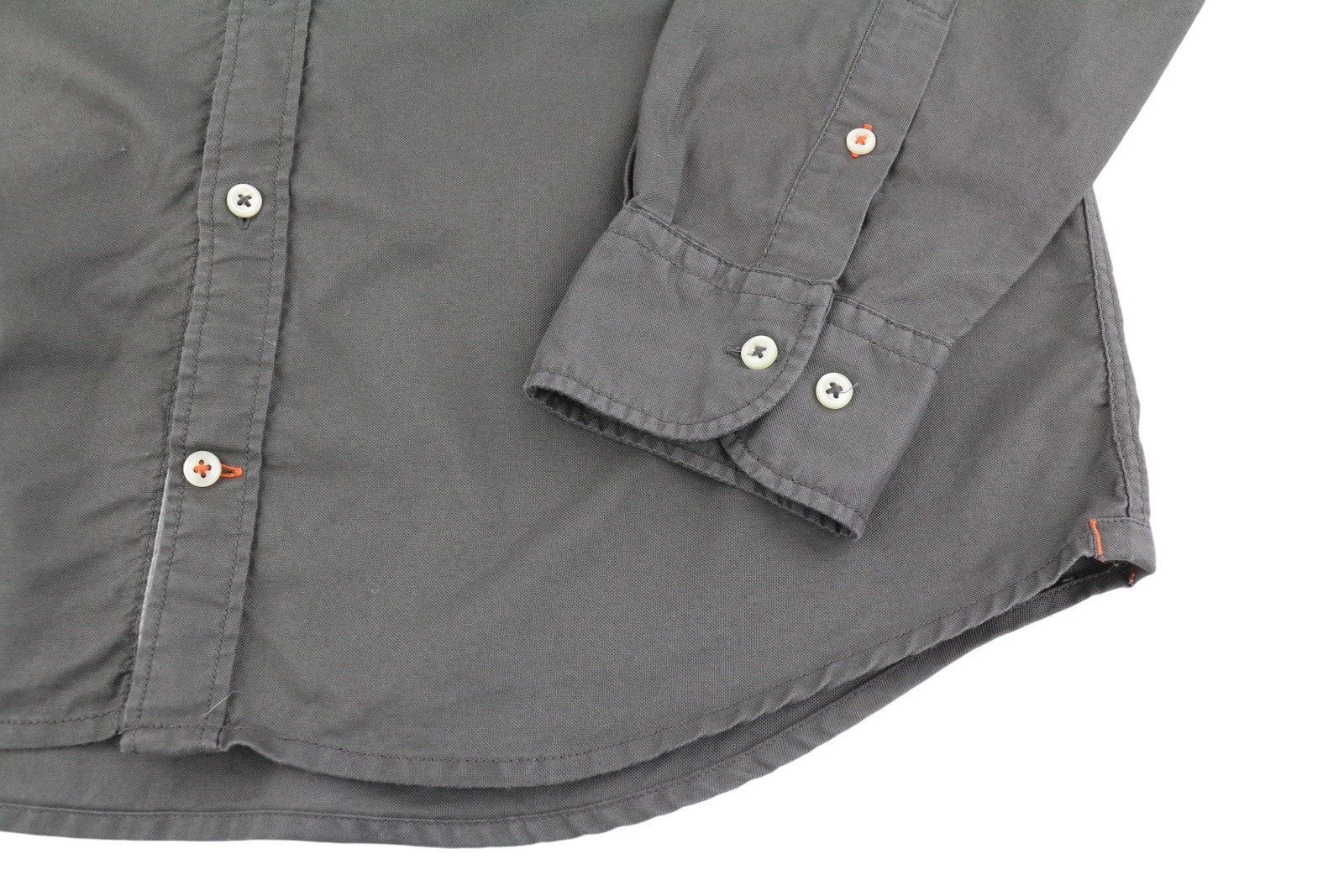 TOMMY HILFIGER New York Fit vyriški marškinėliai L dydžio, tamsiai pilki, su sagomis žemyn kaklu, laisvalaikio stiliaus. 