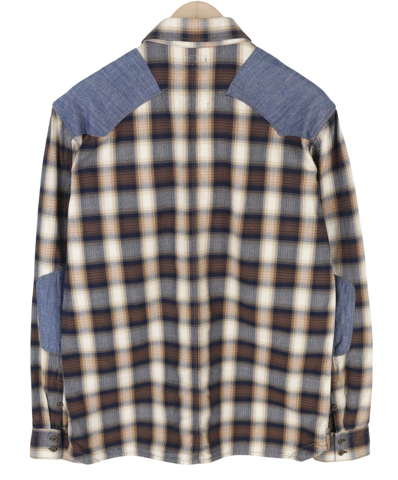 G-STAR Co Cowboy L/S vyriški marškinėliai, XL dydžio, laisvalaikio, languoti, sagomis užsegami, išskleidžiama apykaklė. 