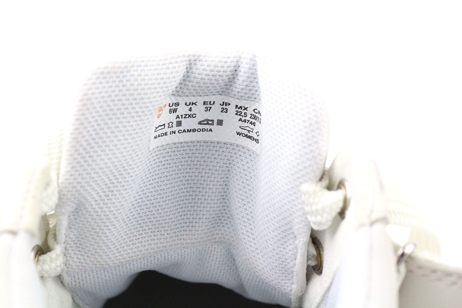 TIMBERLAND A1ZXC moteriški sportbačiai, balti, odiniai, ReBOTL, suvarstomi. 