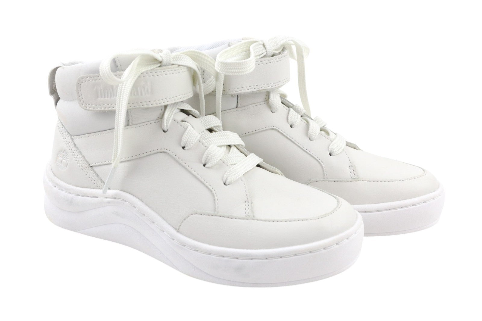 TIMBERLAND A1ZXC moteriški sportbačiai, balti, odiniai, ReBOTL, suvarstomi. 