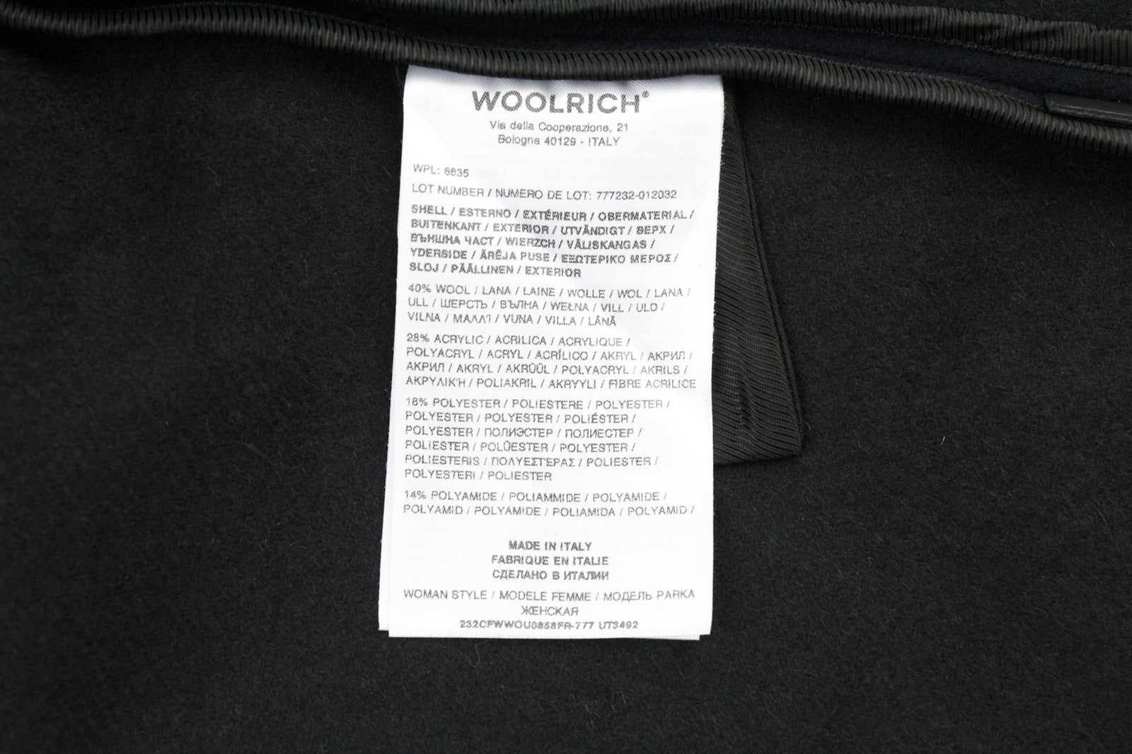 WOOLRICH moteriška dvigubos vilnos 2in1 parka striukė su gobtuvu ir vidutinio ilgio pūkine striuke S 