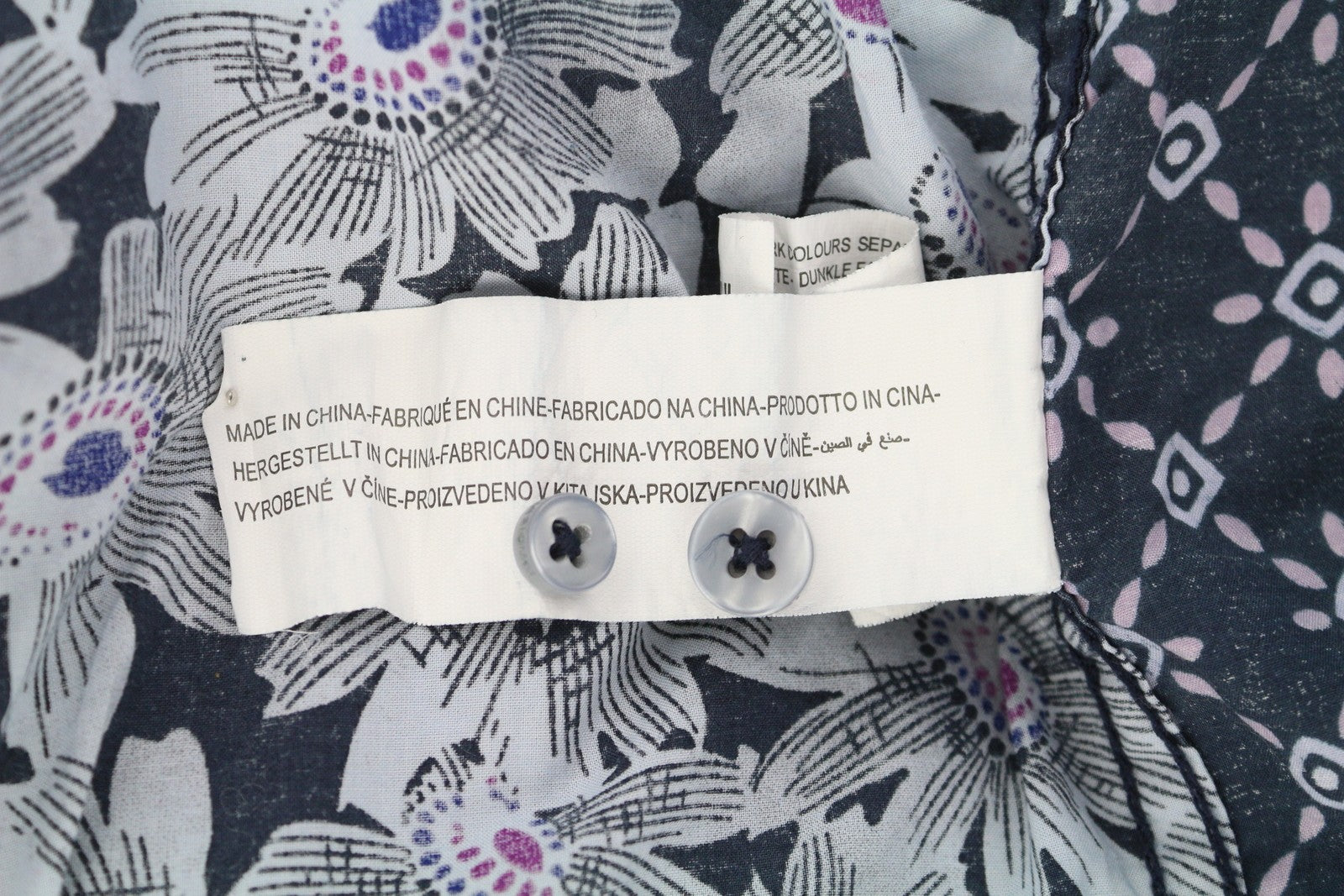 DESIGUAL vyriški marškiniai L, laisvalaikio, raštuoti, sagomis užsegami, platėjančios apykaklės kišenės, įprasto kirpimo 