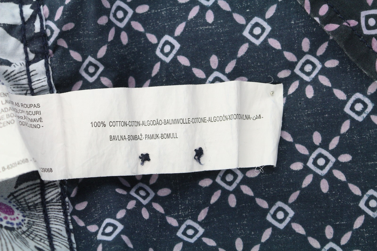 DESIGUAL vyriški marškiniai L, laisvalaikio, raštuoti, sagomis užsegami, platėjančios apykaklės kišenės, įprasto kirpimo 