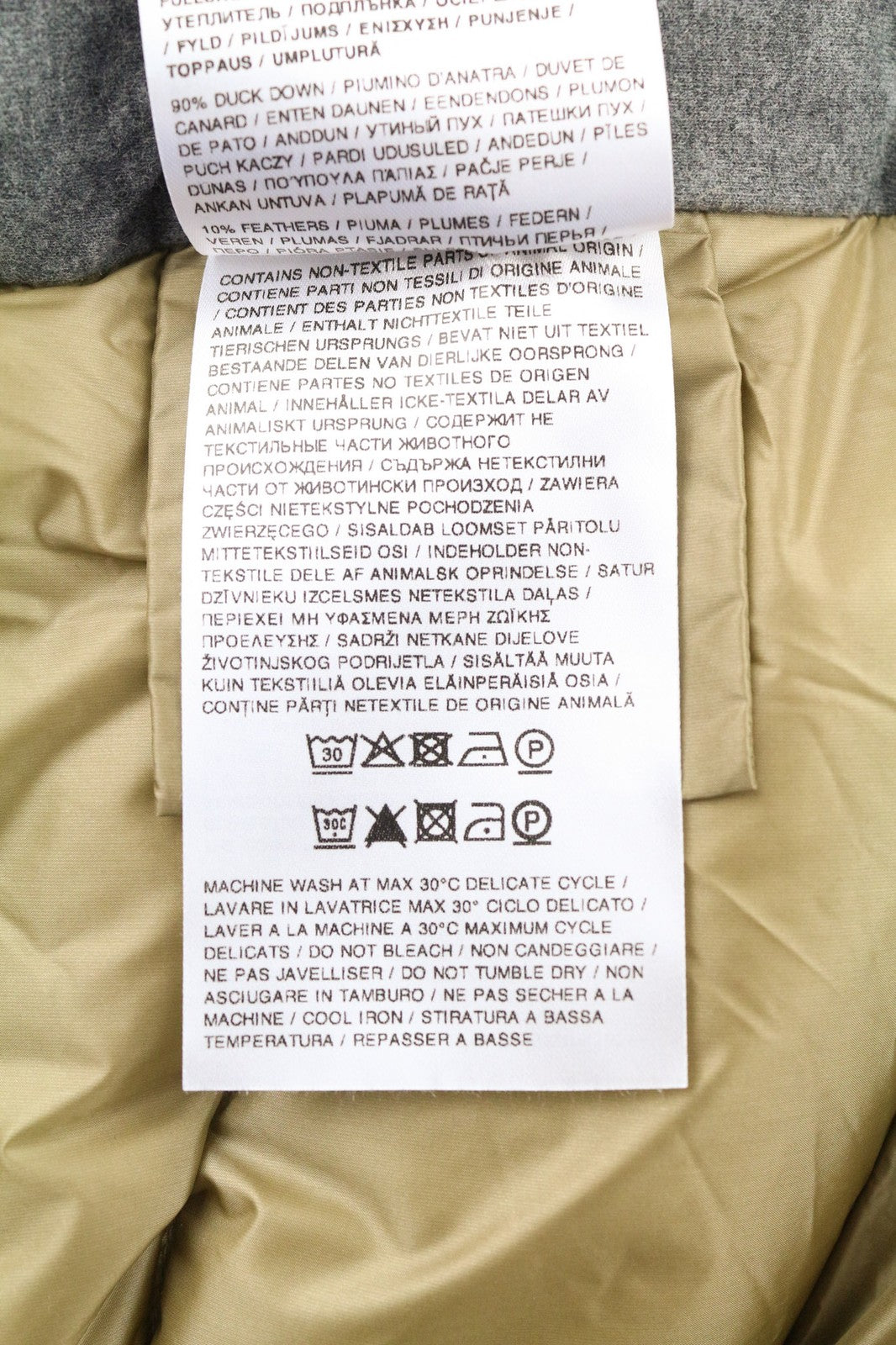 WOOLRICH Sundance pūkinė vyriška striukė L ruda, dygsniuota, paminkštinta, užtrauktuku, aukšta apykakle 