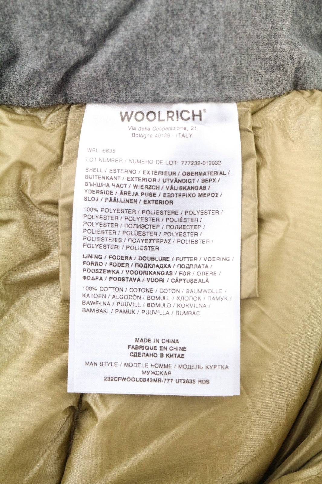 WOOLRICH Sundance pūkinė vyriška striukė L ruda, dygsniuota, paminkštinta, užtrauktuku, aukšta apykakle 