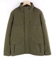 WOOLRICH Soft Shell Field vyriška striukė L dydžio, su pamušalu ir aukštu paslėptu gobtuvu 