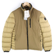 WOOLRICH Chevron Crinkle Down vyriška striukė su ilgomis užtrauktukais, pamušalu ir gobtuvu 