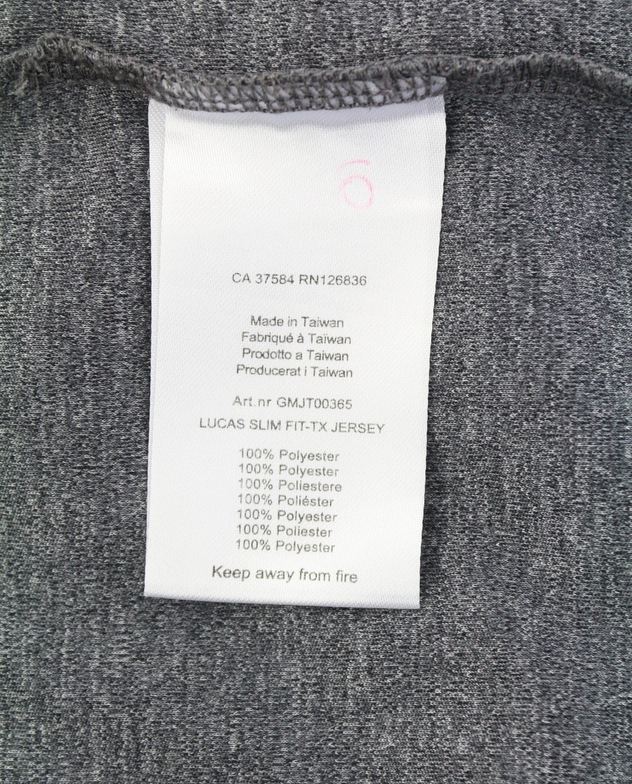 J. LINDEBERG Lucas Slim Fit-Tx Jersey vyriški Polos XL pilki marškinėliai trumpomis rankovėmis 